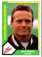 1990 CMC Scranton Red Barons John Gibbons #10