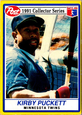 1991 Post Cereal Kirby Puckett #28