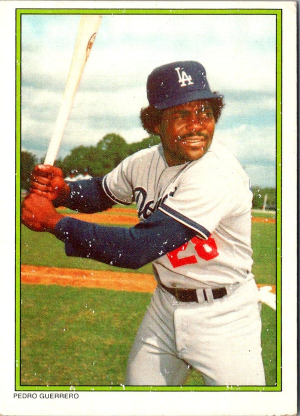 1986 Topps Glossy Send-Ins Pedro Guerrero #25