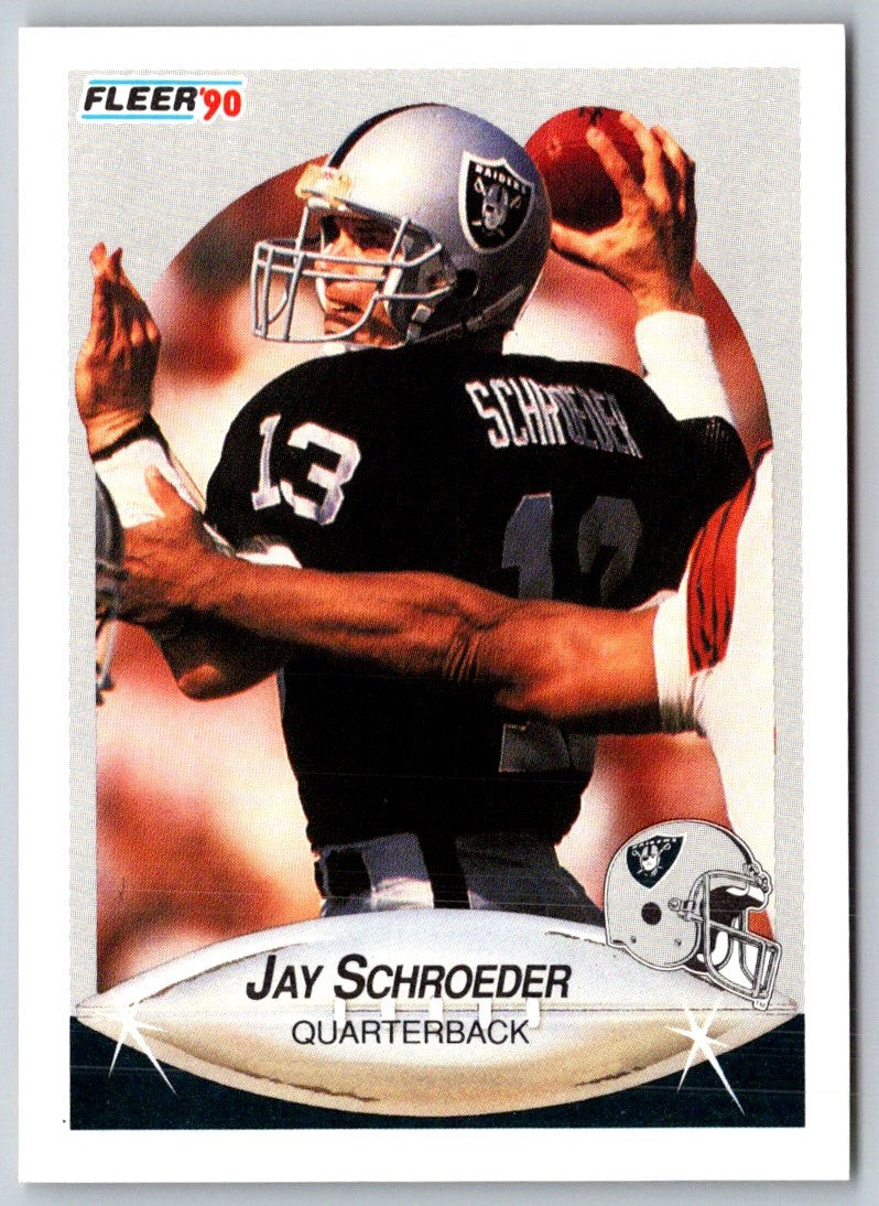 1990 Fleer Jay Schroeder