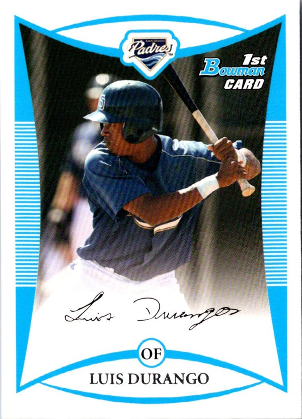 2008 Bowman Prospects Luis Durango #BP52