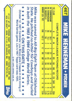 1987 Topps Traded Mike Henneman #46T