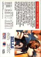 1992 Pro Set Thurman Thomas #105
