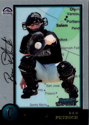 1998 Bowman Chrome International Ben Petrick #83