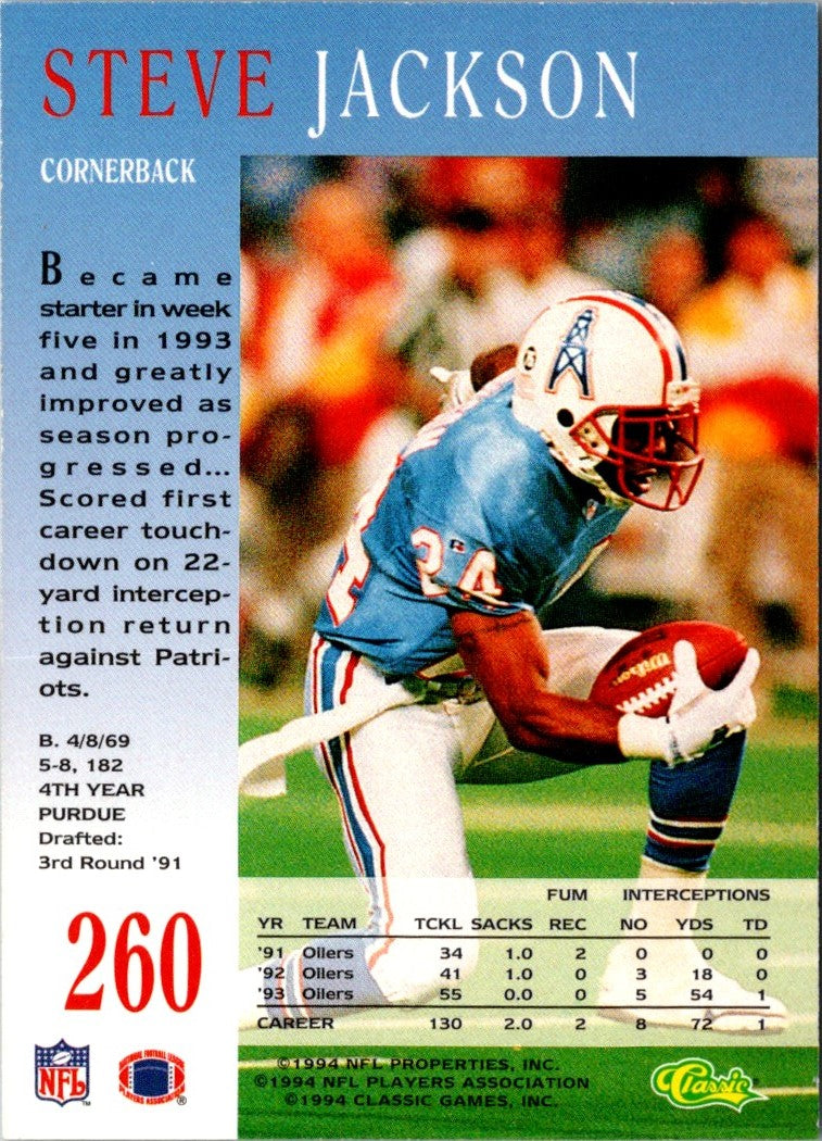 1994 Pro Line Live Steve Jackson