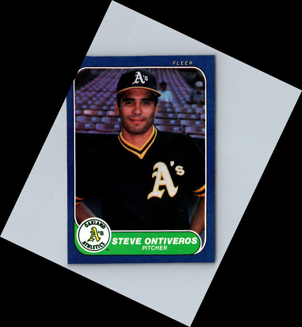 1986 Fleer Steve Ontiveros #429 Rookie