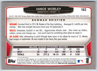 2013 Bowman Vance Worley #163