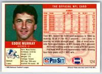 1989 NFL Proset Eddie Murray #124