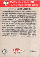 1989 T&M Senior League Homerun Legends (George Foster/Bobby Bonds)