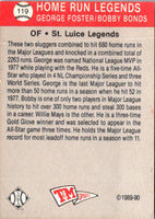 1989 T&M Senior League Homerun Legends (George Foster/Bobby Bonds) #119