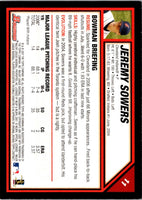 2007 Bowman Jeremy Sowers #11