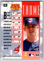 1996 Pinnacle Sportflix Jim Thome #90