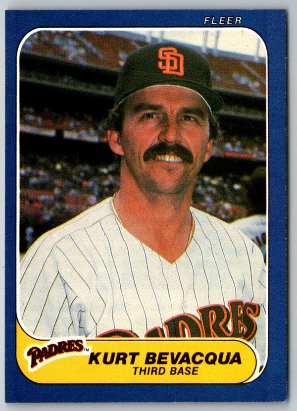 1986 Fleer Kurt Bevacqua #315