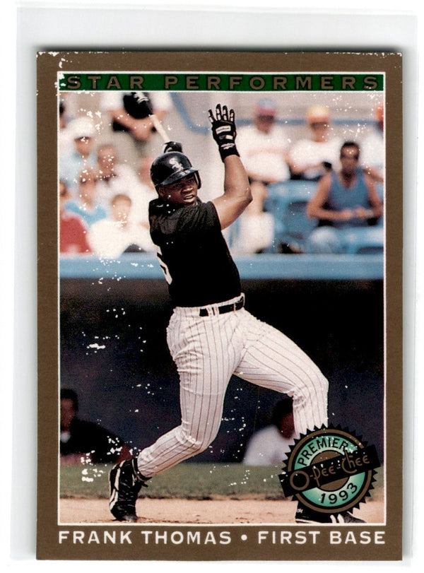 1993 O-Pee-Chee Premier Star Performers Frank Thomas #1