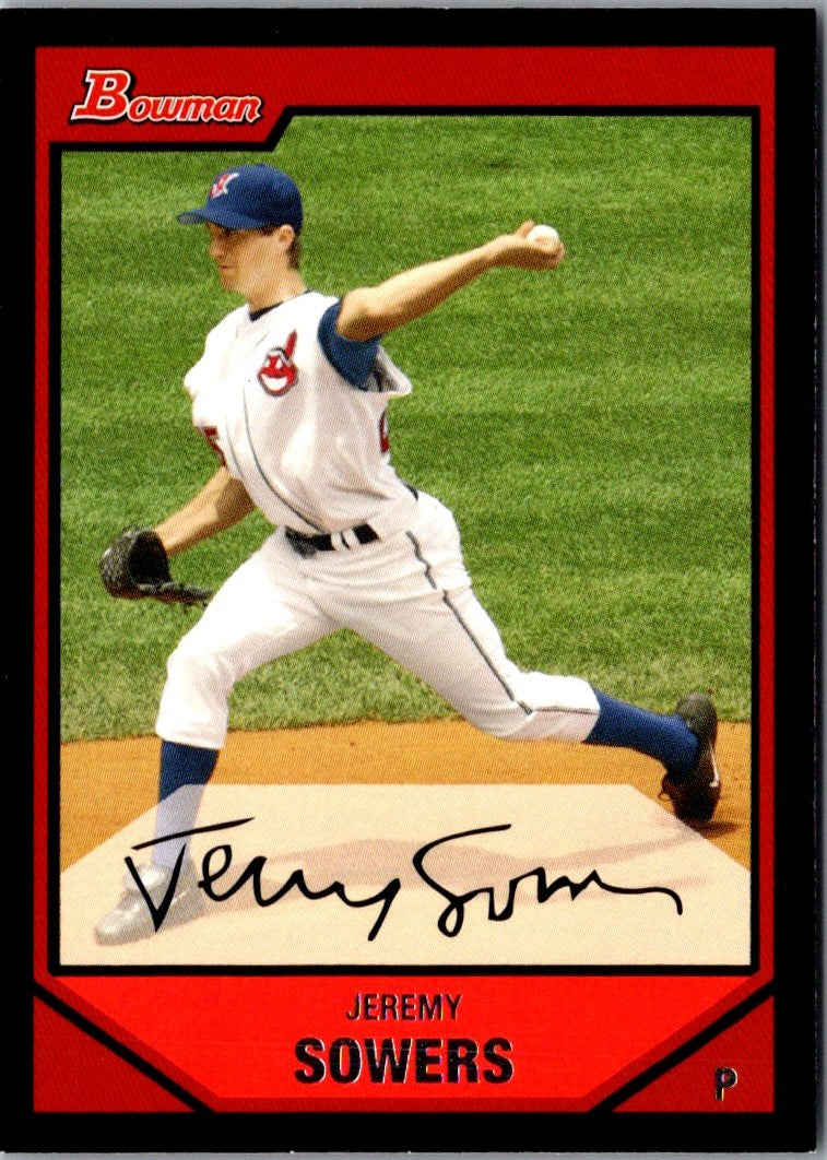 2007 Bowman Jeremy Sowers