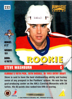 1996 Pinnacle Steve Washburn #232 Rookie