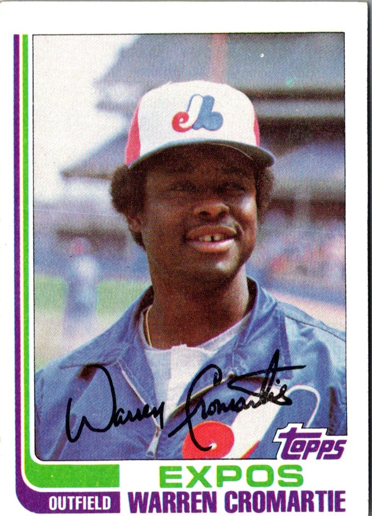 1982 Topps Warren Cromartie