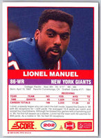 1999 Score Lionel Manuel #202