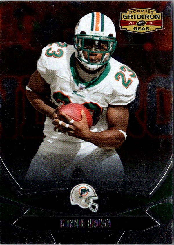 2008 Donruss Gridiron Gear Ronnie Brown #53