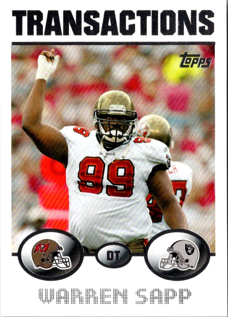 2004 Topps Warren Sapp