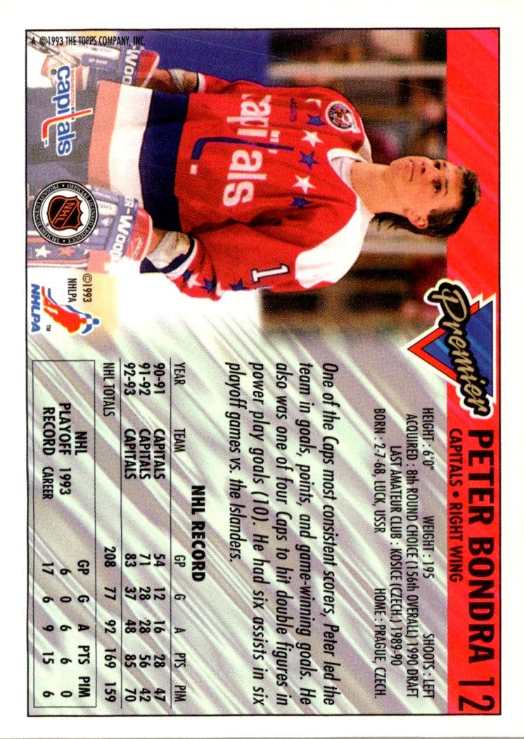 1993 O-Pee-Chee Peter Bondra