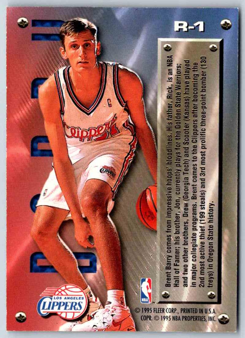 1992 Fleer Brent Barry