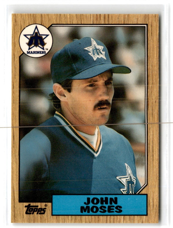 1987 Topps Tiffany John Moses #284