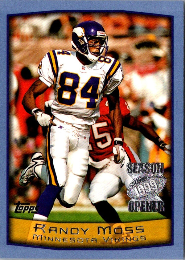 1999 Topps Season Opener Randy Moss #100