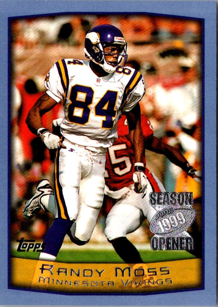 1999 Topps Season Opener Randy Moss