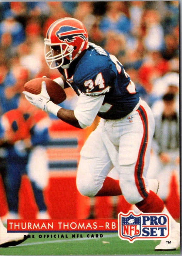 1992 Pro Set Thurman Thomas #105