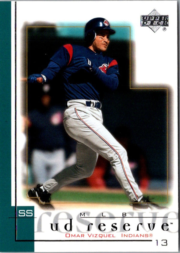 2001 UD Reserve Omar Vizquel #26