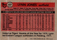 1981 Topps Lynn Jones #337