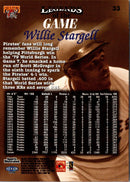 1998 Sports Illustrated Then and Now Willie Stargell
