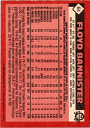 1986 O-Pee-Chee Floyd Bannister