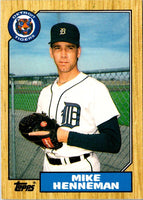 1987 Topps Traded Mike Henneman #46T