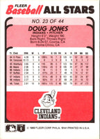 1989 Fleer Baseball All-Stars Doug Jones #23
