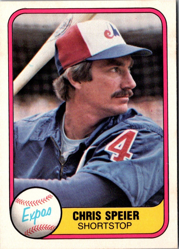 1981 Fleer Chris Speier #153