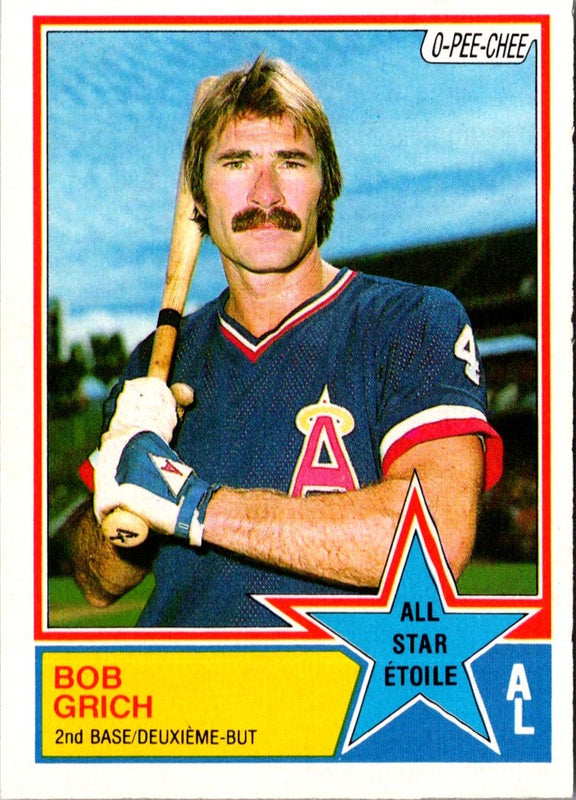 1983 Topps Bob Grich #387