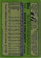 1982 Topps Roger Erickson #153