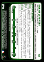 2011 Bowman Jeremy Jeffress #195 Rookie
