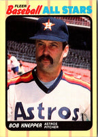 1989 Fleer Baseball All-Stars Bob Knepper #25