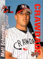 2000 Multi-Ad Hickory Crawdads Update Matt Schneider #25