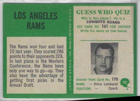 1960 Topps Los Angeles Rams Team #92