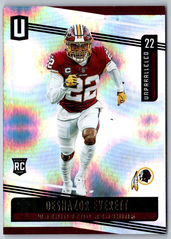 2019 Panini Unparalleled Astral Deshazor Everett #118 Rookie /150