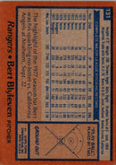 1978 Topps Bert Blyleven