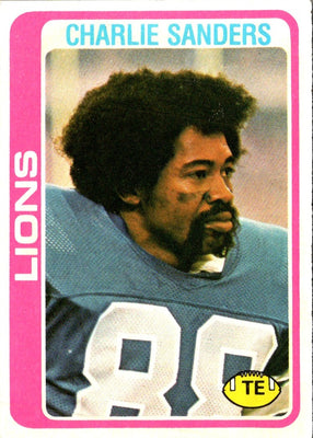 1978 Topps Charlie Sanders #344