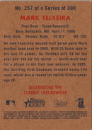 2006 Bowman Heritage Mark Teixeira