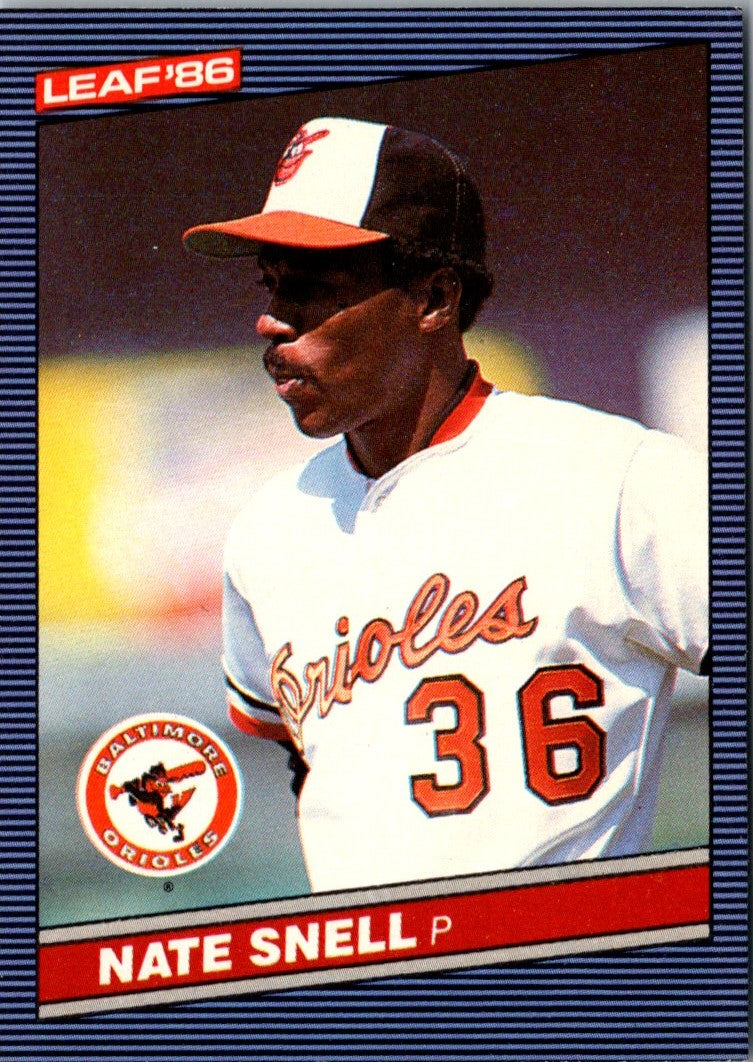 1986 Leaf Nate Snell