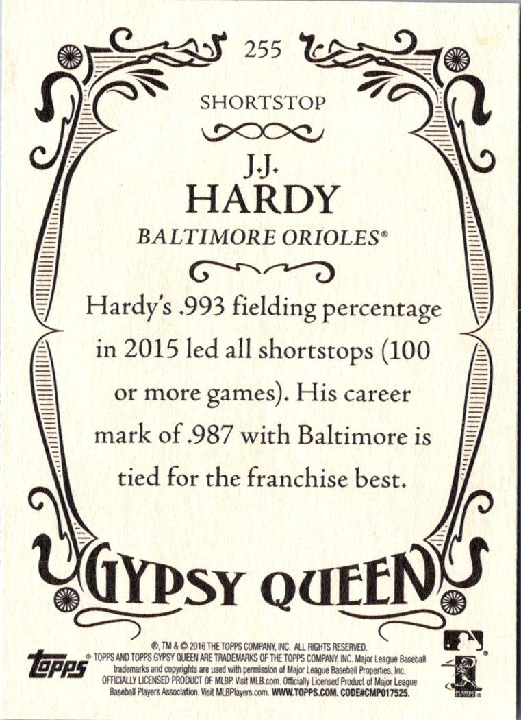 2016 Topps Gypsy Queen J.J. Hardy