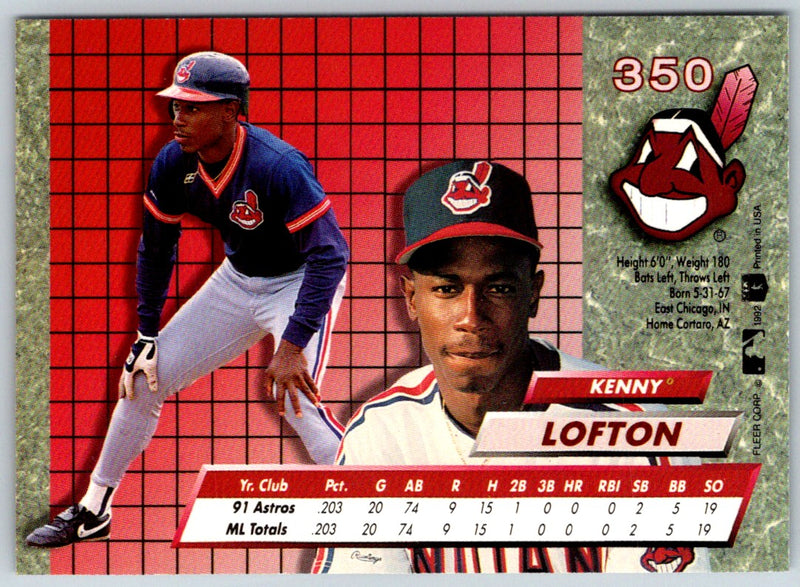 1992 Upper Deck Kenny Lofton